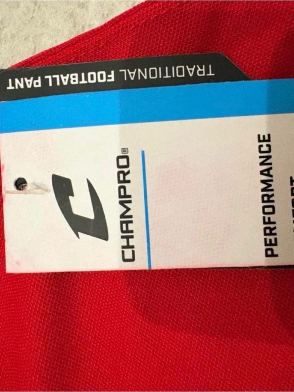 Kids Red Football Pants